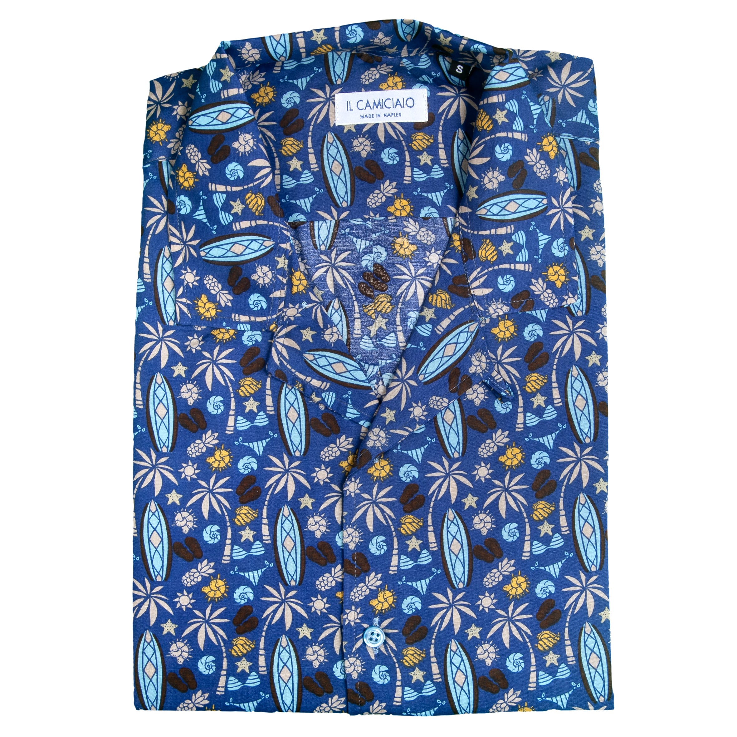 Patterned short-sleeve shirt B003