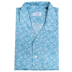Patterned short-sleeve shirt B006
