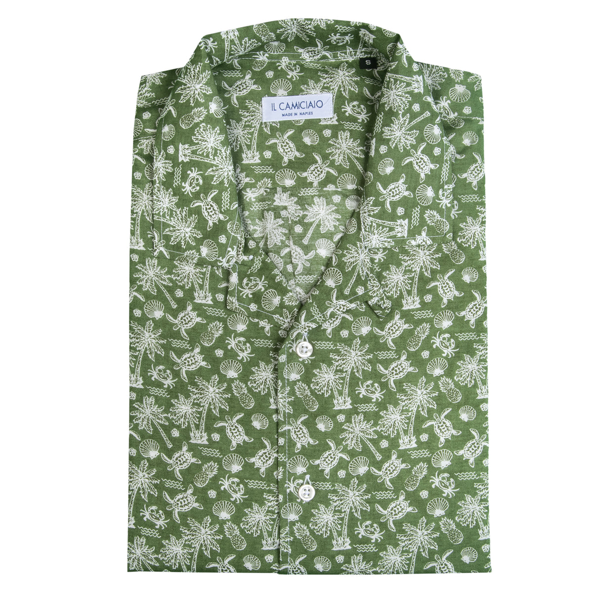 Patterned short-sleeved shirt B007