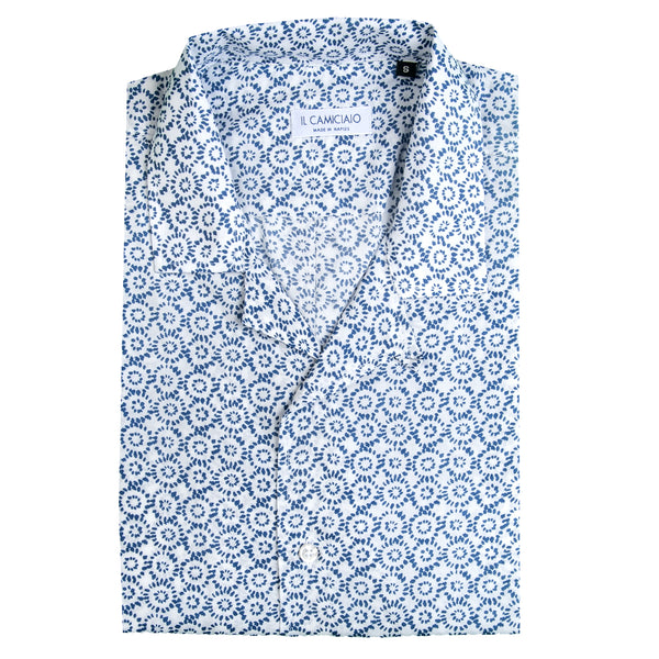 Camicia fantasia  mezza manica B008