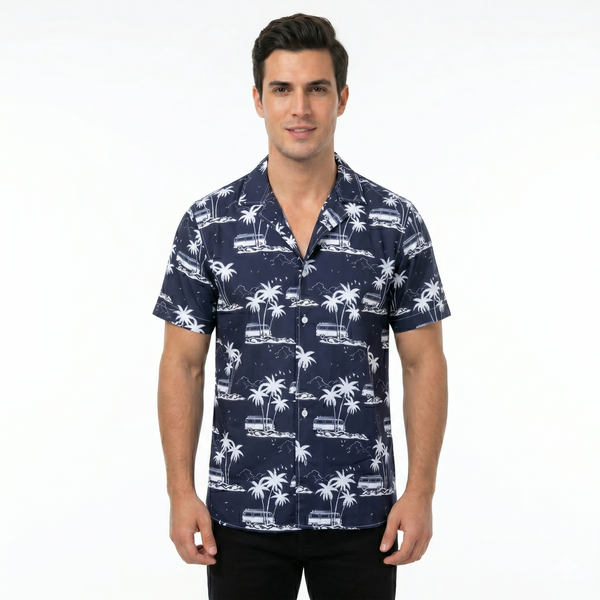 Camicia fantasia  mezza manica B001